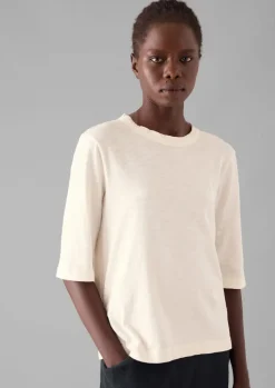 TOAST Cleo Garment Dyed Organic Cotton Tee-Women Jersey|Tops & Tees