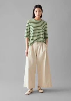 TOAST Cleo Stripe Cotton Half Sleeve Tee-Women Jersey|Tops & Tees