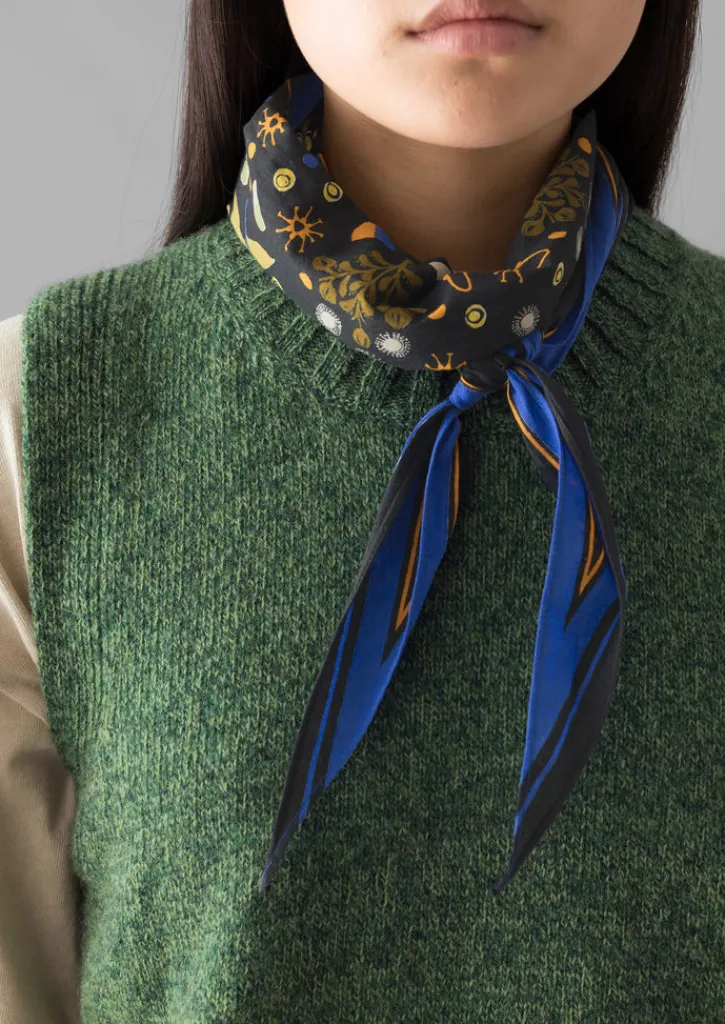 TOAST Collector Print Cotton Bandana-Women Hats, Scarves & Gloves