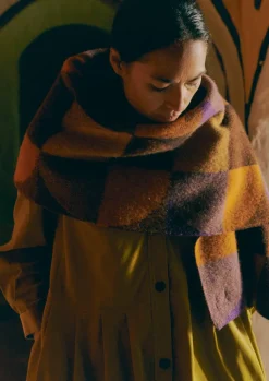 TOAST Colour Block Wool Scarf-Women Hats, Scarves & Gloves