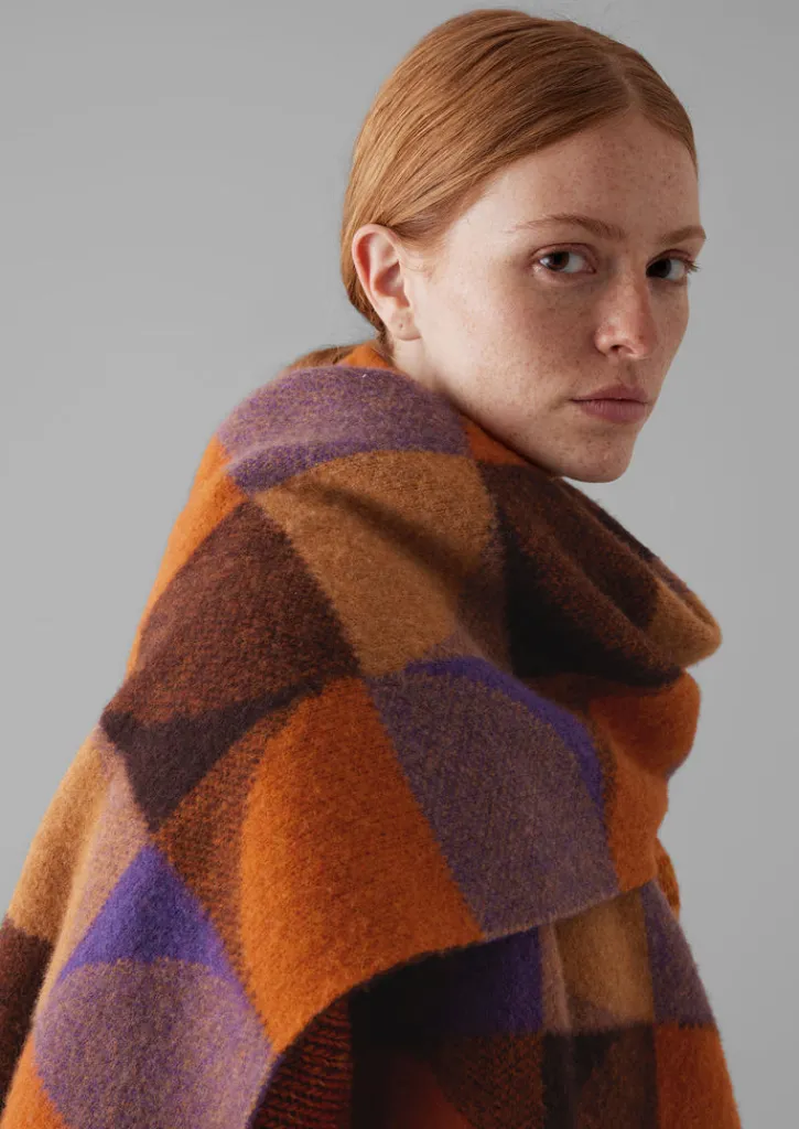 TOAST Colour Block Wool Scarf-Women Hats, Scarves & Gloves