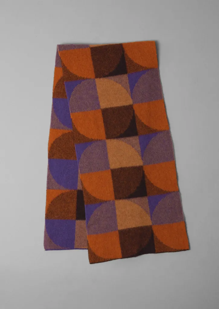 TOAST Colour Block Wool Scarf-Women Hats, Scarves & Gloves