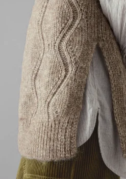 TOAST Cotton Alpaca Reverse Cable Tank-Women Knitwear