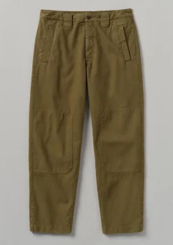 TOAST Cotton Canvas Tapered Trousers- Trousers