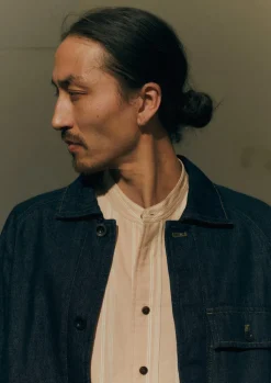 TOAST Cotton Hemp Denim Jacket- Denim|Workwear