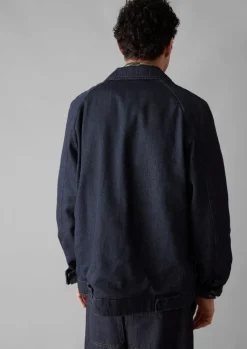 TOAST Cotton Hemp Denim Jacket- Denim|Workwear