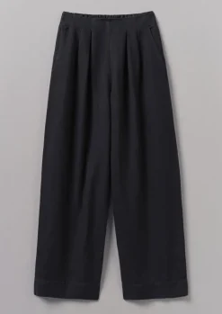 TOAST Cotton Linen Wide Leg Trousers-Women Linen|Trousers