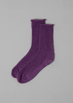 TOAST Cotton Marl Socks-Women Socks & Tights