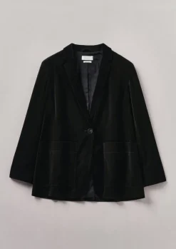 TOAST Cotton Velvet Jacket-Women Velvet|Coats & Jackets