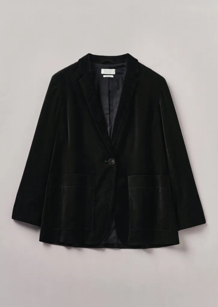 TOAST Cotton Velvet Jacket-Women Velvet|Coats & Jackets