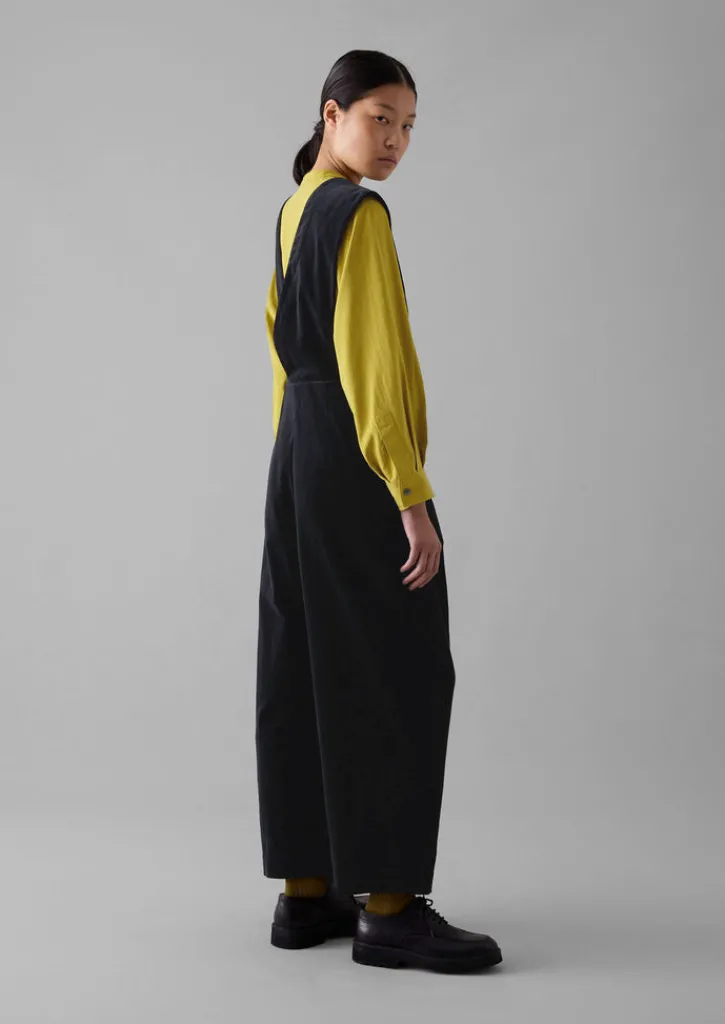 TOAST Cotton Velvet Pinafore Jumpsuit-Women Velvet|Jumpsuits