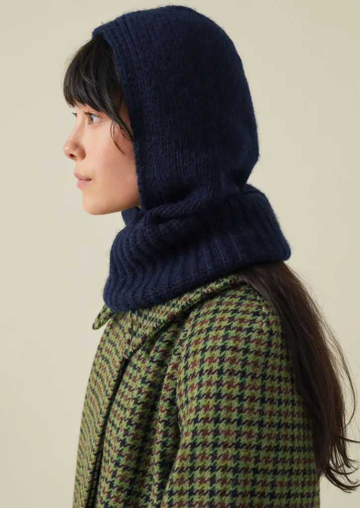 TOAST Cotton Wool Knitted Hood-Women Hats, Scarves & Gloves