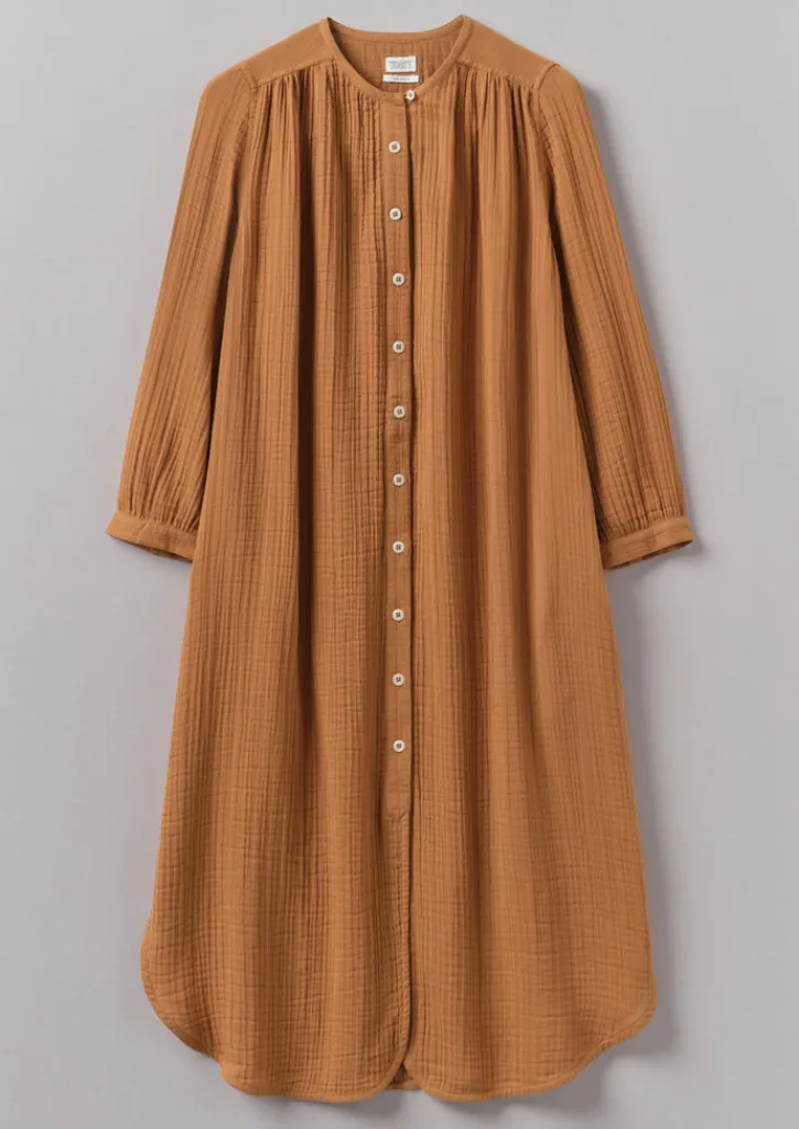 TOAST Crinkle Cotton Kaftan Nightdress-Women Nightwear|Loungewear