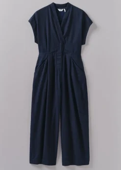 TOAST Cross Front Twill Jumpsuit-Women Jumpsuits|Trousers