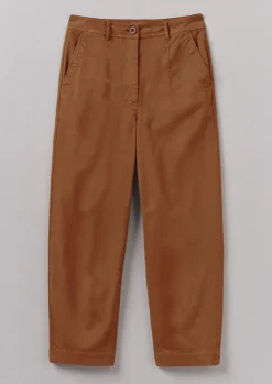 TOAST Darted Cotton Twill Trousers-Women Workwear|Trousers