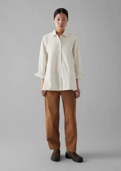 TOAST Darted Cotton Twill Trousers-Women Workwear|Trousers