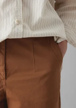 TOAST Darted Cotton Twill Trousers-Women Workwear|Trousers
