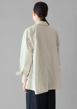 TOAST Dash Stripe Cotton Shirt-Women Shirts|Tops & Tees
