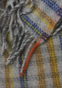 TOAST Dashed Check Wool Blanket- Textiles|Blankets & Throws