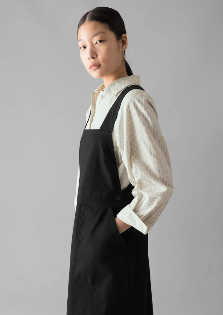 TOAST Denim Pinafore Dress-Women Denim|Dresses