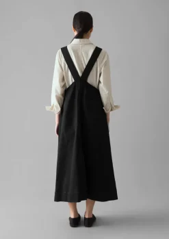 TOAST Denim Pinafore Dress-Women Denim|Dresses