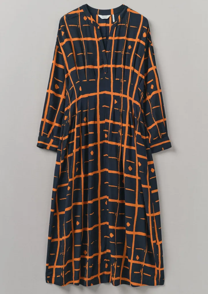 TOAST Diamond Dot Print Fluid Dress-Women Dresses