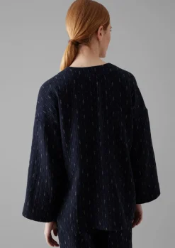TOAST Dobby Cotton Lounge Jacket-Women Loungewear|Coats & Jackets
