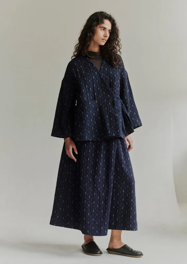 TOAST Dobby Cotton Lounge Jacket-Women Loungewear|Coats & Jackets