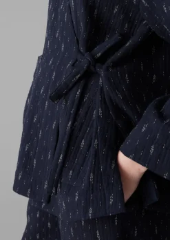 TOAST Dobby Cotton Lounge Jacket-Women Loungewear|Coats & Jackets