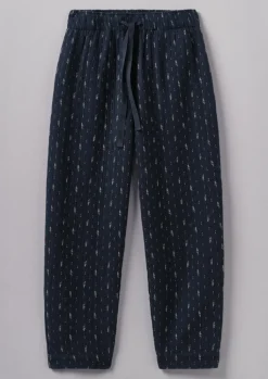 TOAST Dobby Stitch Cotton Lounge Trousers-Women Loungewear|Trousers