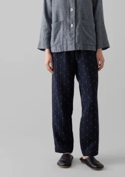 TOAST Dobby Stitch Cotton Lounge Trousers-Women Loungewear|Trousers
