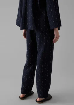 TOAST Dobby Stitch Cotton Lounge Trousers-Women Loungewear|Trousers