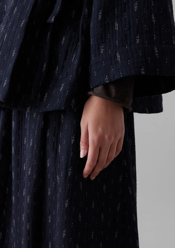 TOAST Dobby Stitch Cotton Skirt-Women Loungewear|Skirts
