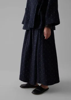 TOAST Dobby Stitch Cotton Skirt-Women Loungewear|Skirts