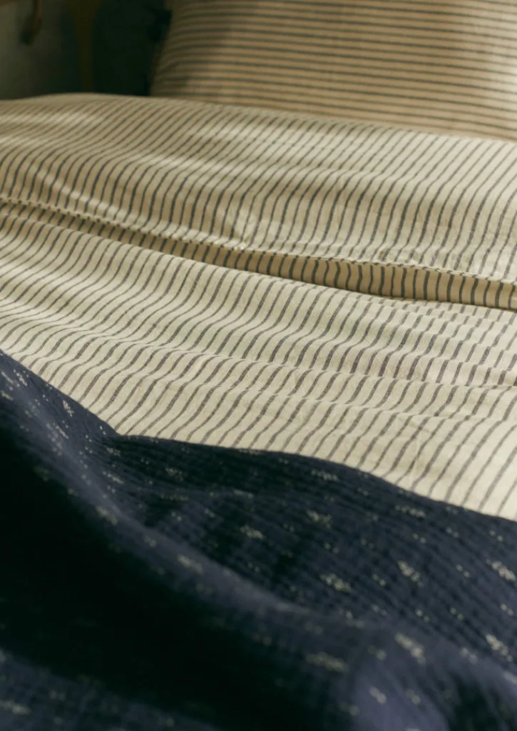 TOAST Dobby Stitch Cotton Throw- Textiles|Blankets & Throws