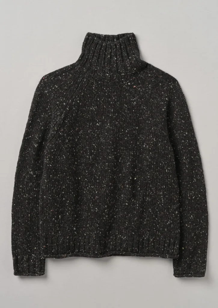 TOAST Donegal Roll Neck Sweater- Knitwear