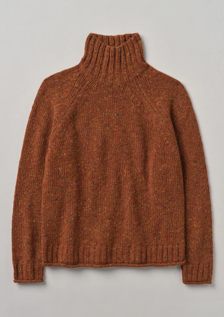 TOAST Donegal Roll Neck Sweater- Knitwear