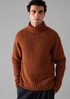 TOAST Donegal Roll Neck Sweater- Knitwear