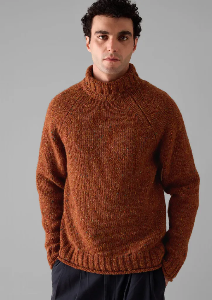 TOAST Donegal Roll Neck Sweater- Knitwear