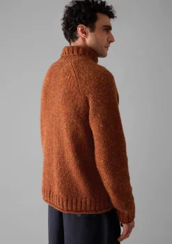 TOAST Donegal Roll Neck Sweater- Knitwear