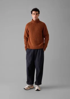 TOAST Donegal Roll Neck Sweater- Knitwear