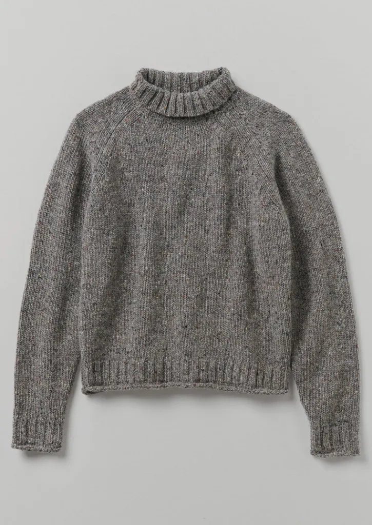 TOAST Donegal Roll Neck Sweater- Knitwear