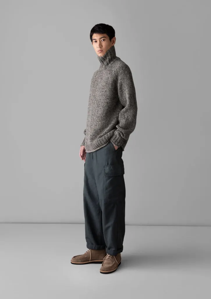 TOAST Donegal Roll Neck Sweater- Knitwear