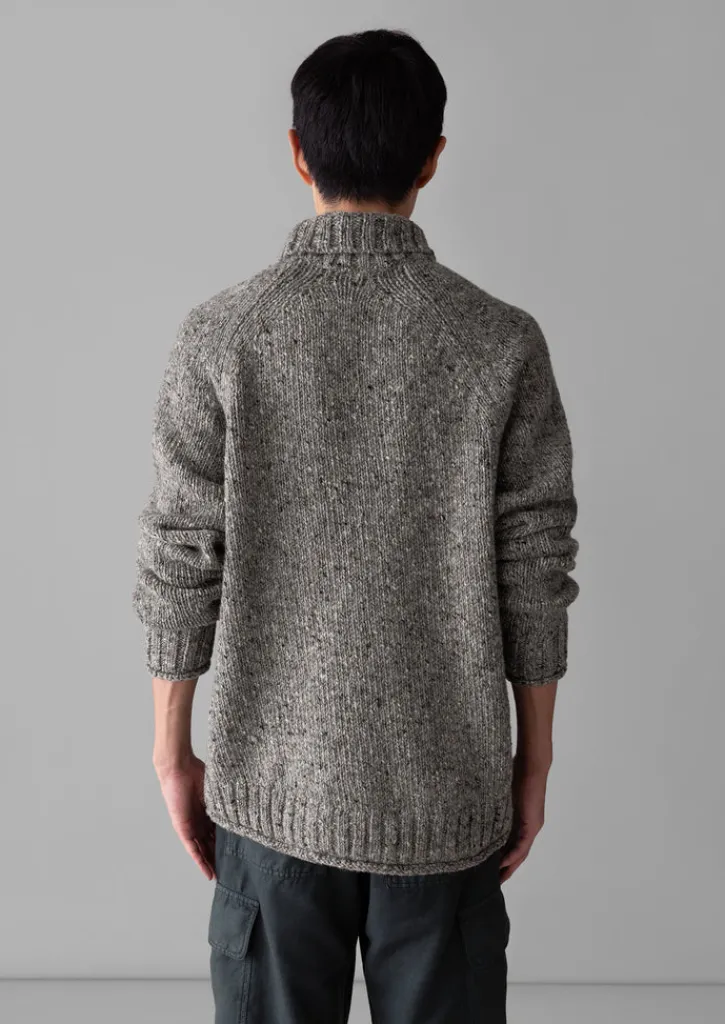 TOAST Donegal Roll Neck Sweater- Knitwear