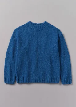 TOAST Donegal Wool High Neck Easy Sweater- Knitwear