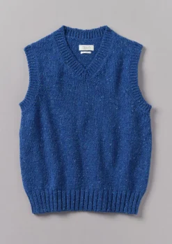 TOAST Donegal Wool Knitted Tank- Knitwear