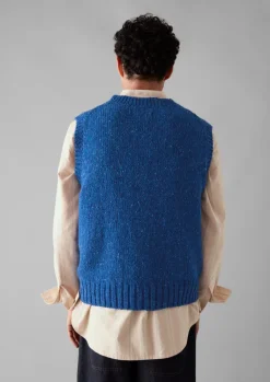 TOAST Donegal Wool Knitted Tank- Knitwear