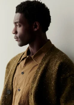 TOAST Donegal Wool V-Neck Cardigan- Knitwear