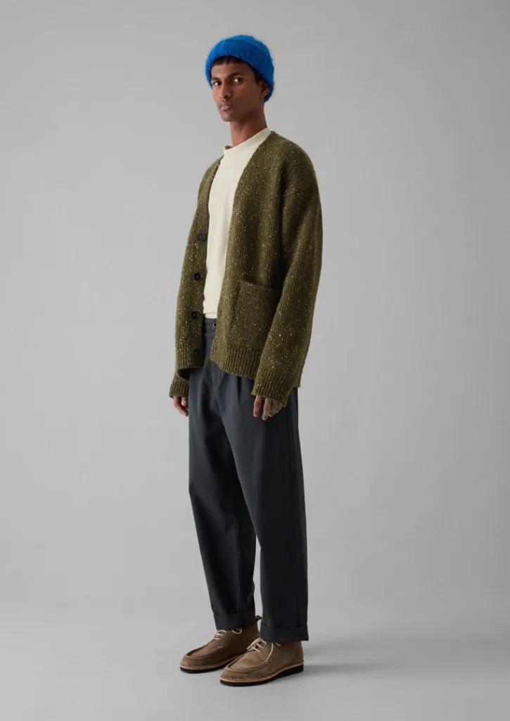 TOAST Donegal Wool V-Neck Cardigan- Knitwear