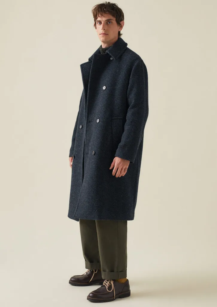 TOAST Double Breasted Wool Overcoat- Coats & Jackets